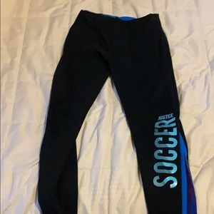justice soccer leggings